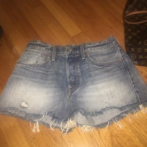Denim shorts